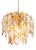 Large Murano Glass Tubes Flush Mount Light from Kaiser, Germany, 1960s For Sale
