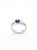 18k Gold Cocktail Ring With 0.83ct Color Stone & 0.51ct Fancy Diamonds For Sale - Image 4 of 8
