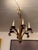 Paul Ferrante Dutch Metal Leaf Iris Chandelier For Sale In San Francisco - Image 6 of 12