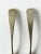 Victorian Pair of Early 19th Century Coin/900 Silver Spoons - Monogram "R" - Large Tablespoons or Small Serving Spoons For Sale - Image 3 of 6