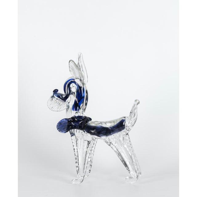 Vintage Murano Glass Dog, 1980s For Sale - Image 4 of 6