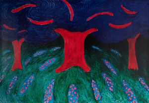 Ravel's Garden Poster after David Hockney