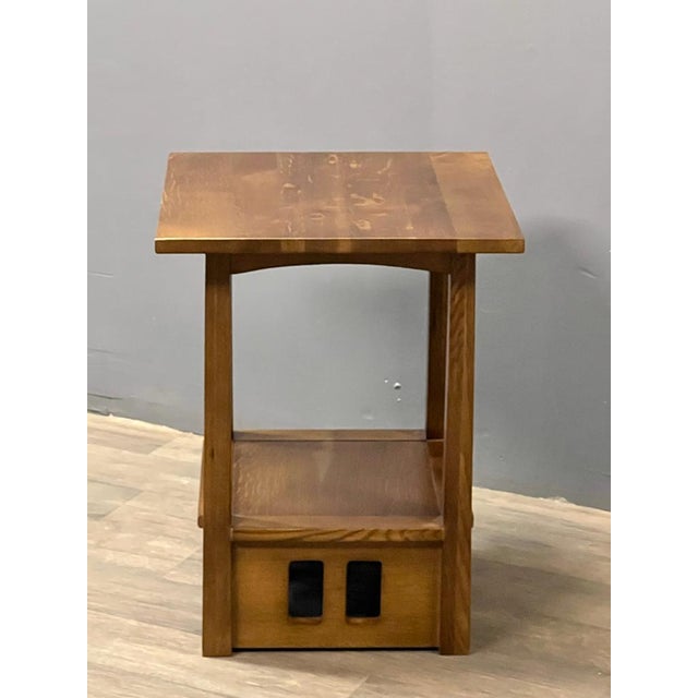 Arts and Crafts / Mission Style Taboret End Table - Model A29 For Sale - Image 4 of 8