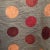 Textile Tyler Hall Red & Burgundy Circles on Creamy Background Fabric For Sale - Image 7 of 7