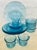 Baby Blue 17 Piece "Blue Azure" Forte Crisa Dinnerware Set For Sale - Image 8 of 10