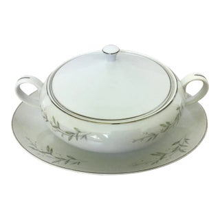 1950s St Regis China Serving Dish and Serving Platter Set- 2 Pieces For Sale