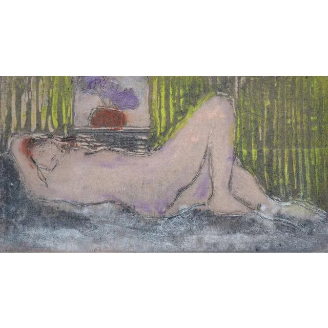 Contemporary Ian Laurie 'In The Purple' Contemporary Limited Edition Etching 2011 For Sale - Image 3 of 3