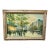 Late 20th Century Large Original Oil Painting-Paris St Scene-Antoine Blanchard Style-Framed Art For Sale