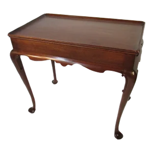 1940s Custom Made Mahogany Tea Table by Biggs of Richmond VA
