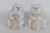 This lovely Pair of Salt and Pepper Shakers are made of ceramic. They feature an excellent vintage design of chubby cats...