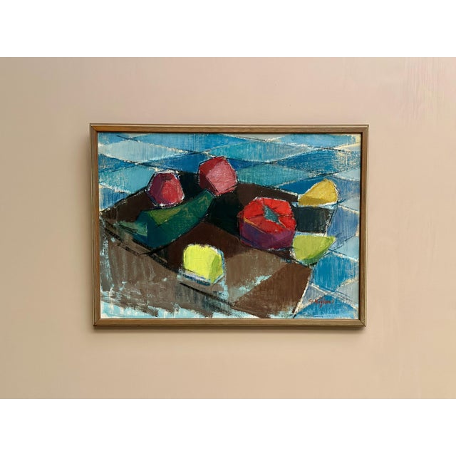 Gustaf Höglund, Still Life with Fruits, 1960s, Oil on Canvas, Framed For Sale - Image 6 of 16