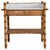 1900s French Faux Bamboo Console Table With Marble Top For Sale - Image 15 of 18