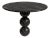 Cess Alexander Black Marble Round Dining Table 35.4" For Sale