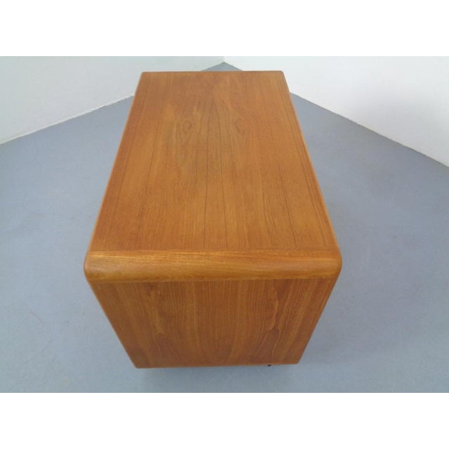 Small Rollable Teak Media Sideboard from Dyrlund, 1970s For Sale - Image 14 of 18