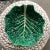Mid 20th Century Secla Green Cabbageware Large Serving Dish For Sale In Houston - Image 6 of 9