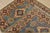 Kazak Rug 5′ X 6’7” Blue Wool Tribal Hand-Knotted Oriental Carpet For Sale - Image 11 of 12