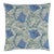 Anemone Blue Silver Regular Cushion With Feather Filler - 46x46cm (18"x18") For Sale