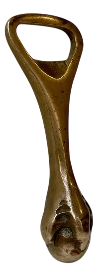 Antique Craw Foot Bootle Opener in Brass