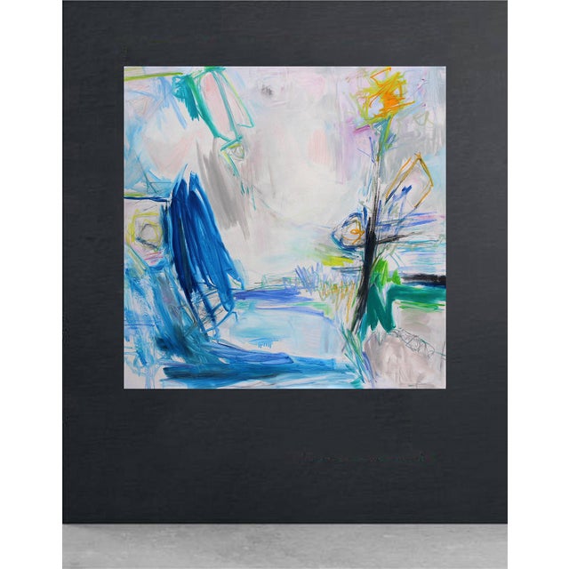 2020s Waterfall — 48x48 For Sale - Image 5 of 5