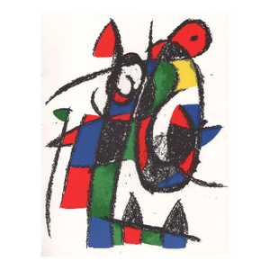 Joan Miro Original Lithograph V2-2 Mourlot 1975