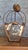 Napoleon III Hanging Lantern in Gilded Wrought Iron and Engraved Glass, 1800s For Sale - Image 3 of 10