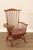 American Heywood Wakefield Pair of Maple Windsor Writing Chairs For Sale - Image 3 of 12