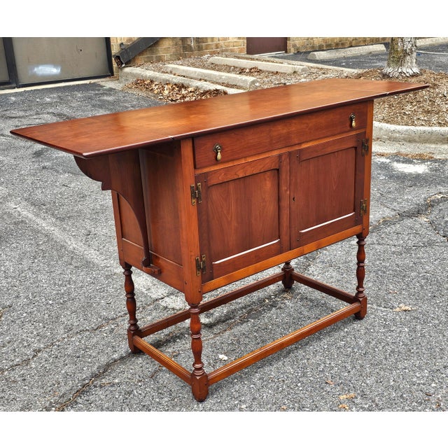 Stickley Cherry Valley Collection Drop-Leaf Buffet Server For Sale - Image 11 of 12