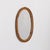 1960s French Rattan Oval Mirror For Sale - Image 4 of 11