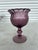 Purple Vintage Stemmed Purple Glass Bowl, Goblet by Imperial Ohio Glass Co. For Sale - Image 8 of 8