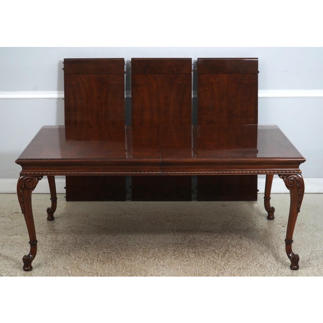 Age: Approx. 30 Years Old Details: Fine Carved Details High Quality Construction Large Impressive Table French Style High...