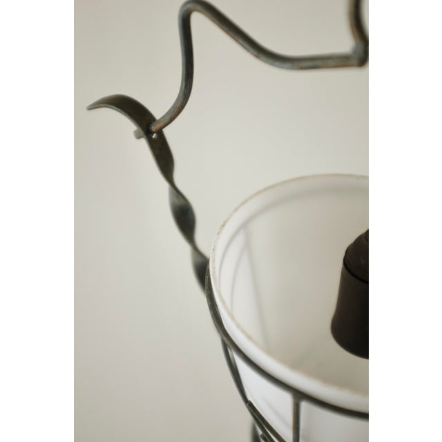 Metal 1950s Swedish Modern Pendant For Sale - Image 7 of 8