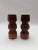 A vivid pair of turned in teak, Danish Modern candle holders. I love the symmetrical design of these. One of my favorite...