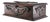 Wooden Jewelry Box with Silver Applications and Coat of Arms Letters on the Lid For Sale