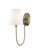 A classic and refined silhouette done in a beautiful finish makes this a timeless and chic sconce,. Takes 60W bulb. Top to...