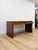 Rare Vintage Hekman MCM Burlwood Desk With Three Drawers Mid Century Collectable For Sale In Tampa - Image 6 of 13