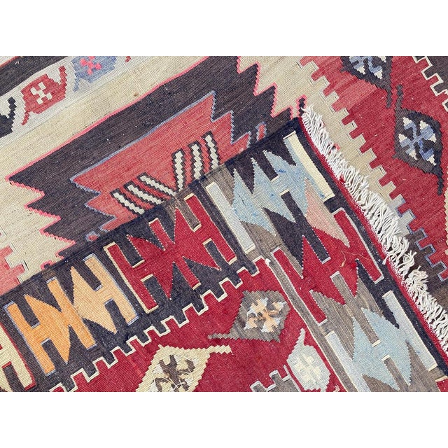 Vintage Turkish Kilim, 1960s For Sale - Image 13 of 14