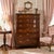 1930s Chippendale Mahogany Tall Chest — W. & J. Sloane Master Craftsmen For Sale In Phoenix - Image 6 of 11