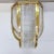 1940s Vintage Art Deco Skyscraper Rod Ship Chandelier Fixture in Brass & Glass For Sale - Image 5 of 9