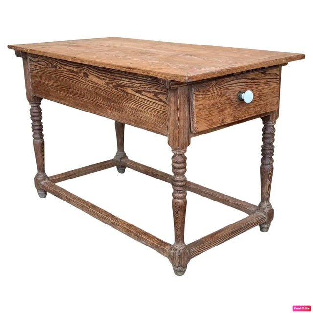 French Worktable with Two Drawers For Sale - Image 11 of 11