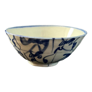 Chinese Blue and White Hand Painted Porcelain Bowl