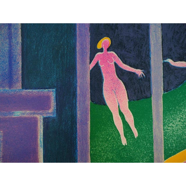 Albert Zavaro, Les trois Grâces, Lithograph For Sale - Image 5 of 9