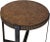 Sarreid Ltd. Sarreid Round Veneered Side Table For Sale - Image 4 of 6