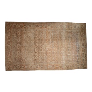 Vintage Distressed Tabriz Carpet - 10'9" X 17'10" For Sale