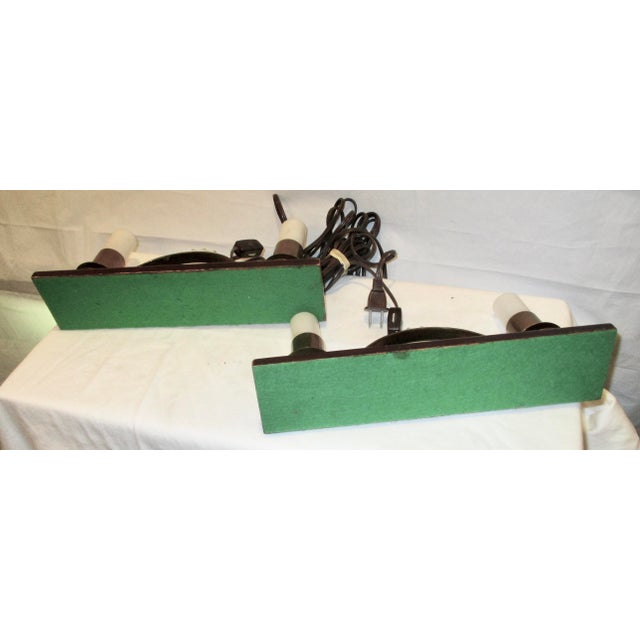 1930s French 1930s Art Deco Shelf Lamps - A Pair of 2 For Sale - Image 5 of 6