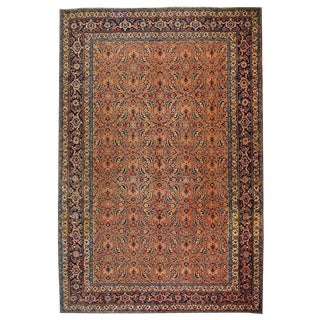 Early 20th Century Persian Tabriz Rug For Sale