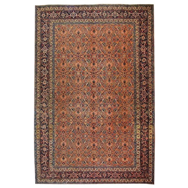 Early 20th Century Persian Tabriz Rug For Sale