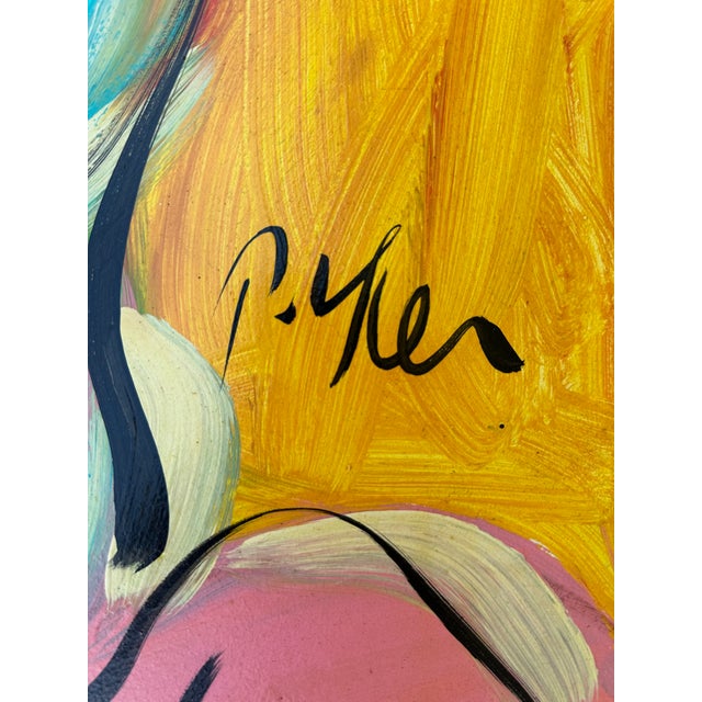 Abstract Abstract Portrait, Peter Keil, 1990s For Sale - Image 3 of 4
