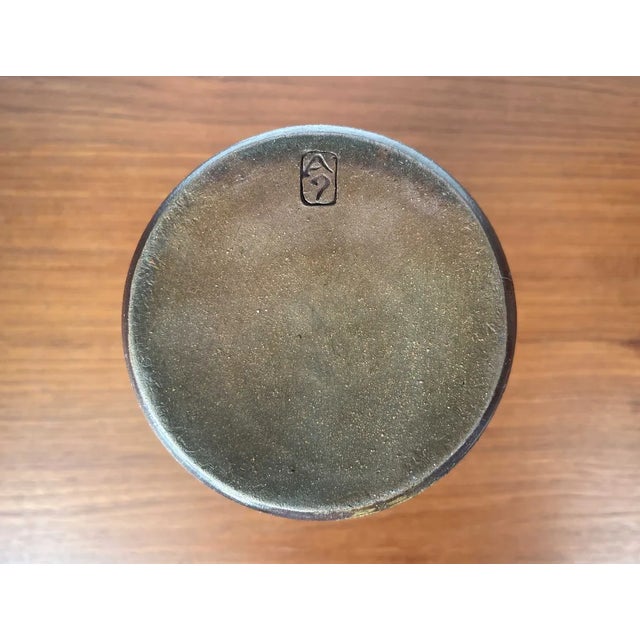 Ceramic Vintage German Studio Pottery Vase by Acki Jürgens, 1970s For Sale - Image 7 of 9