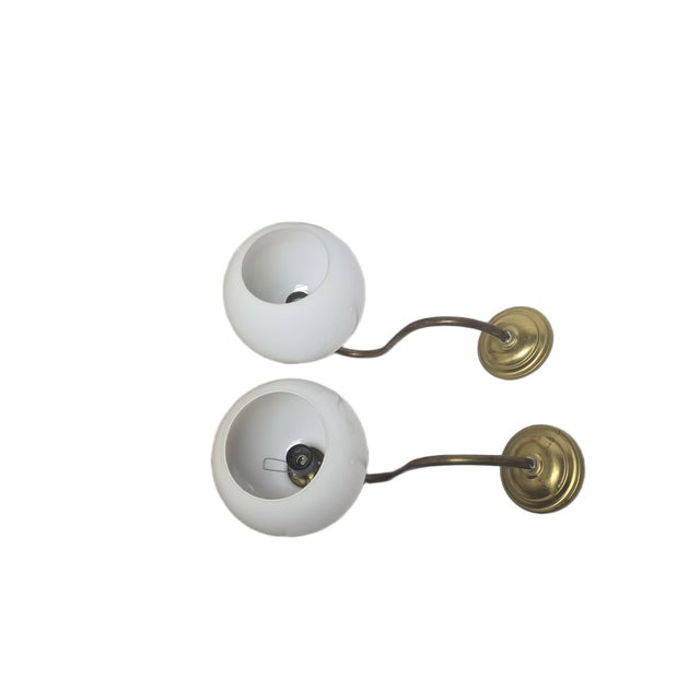 Art Deco Sconces, Poland, 1950s, Set of 2 For Sale - Image 3 of 12