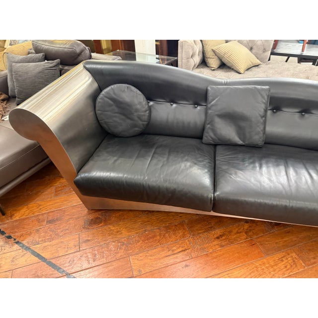 Black Carlo Bimbi Design for Arketipo Accademia Sofa For Sale - Image 8 of 12